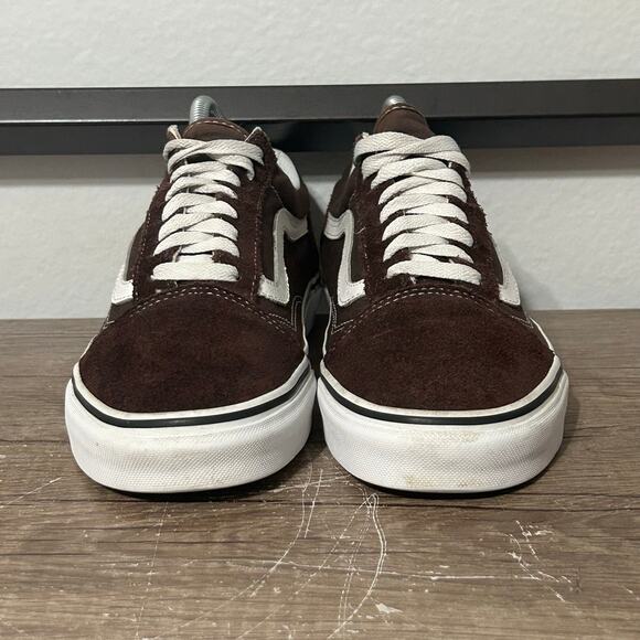 Vans Old Skool Men's Athletic Skate Shoes Sneakers Size 7 Brown - Picture 2 of 8